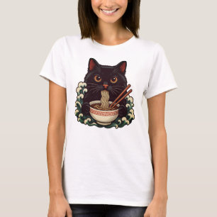 Black Cat Ramen T-Shirt