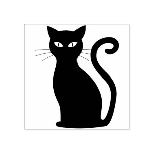 Black Cat Rubber stamp
