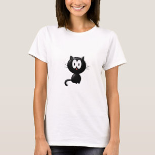 Black Cat Scardy Cat Halloween Gift T-Shirt