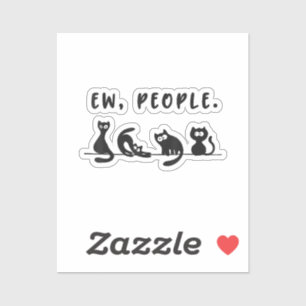 Black cat shirt funny womens ew people meowy cat l