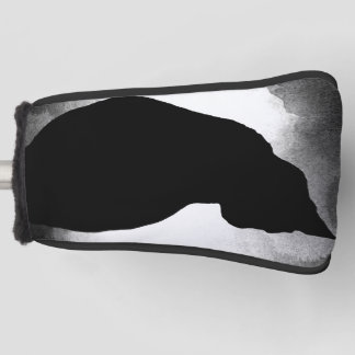 Black Cat Silhouette Golf Head Cover