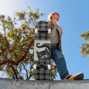 BLACK CAT Skateboard Deck
