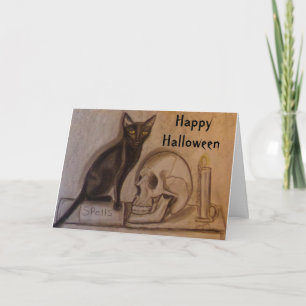 Black Cat Spells - Halloween - Card