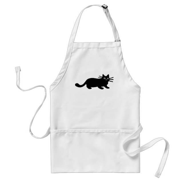 Black Cat Standard Apron (Front)
