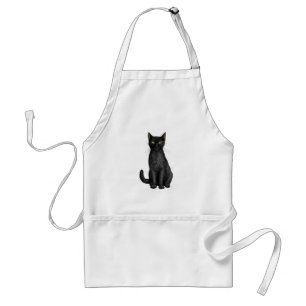 Black cat standard apron
