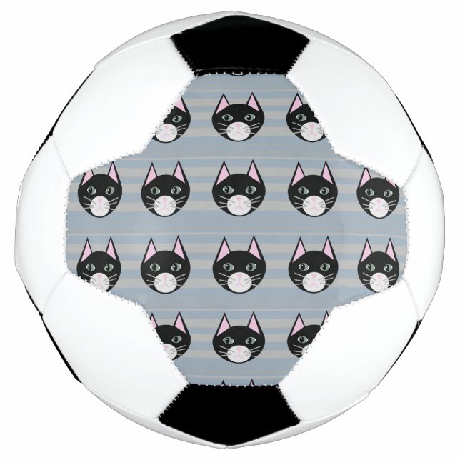 Black Cat, Stripes Football (Front)