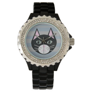 Black Cat, Stripes Watch