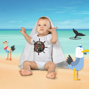 Black Cat Sunset: A Voyage to THRIVE Baby Bodysuit
