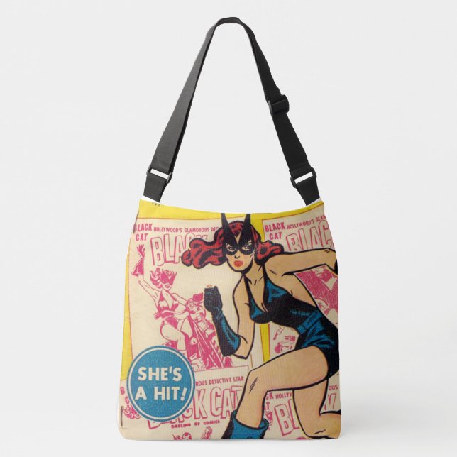 Black Cat Super Hero Bag (Front)