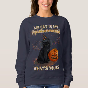 Black Cat Sweatshirt