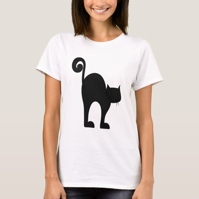 Black Cat t-shirt (Front)