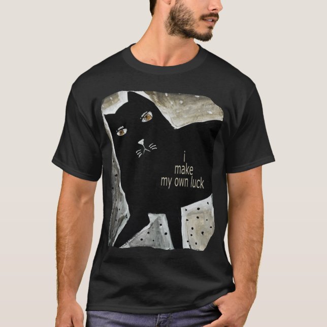 Black Cat T-Shirt (Front)