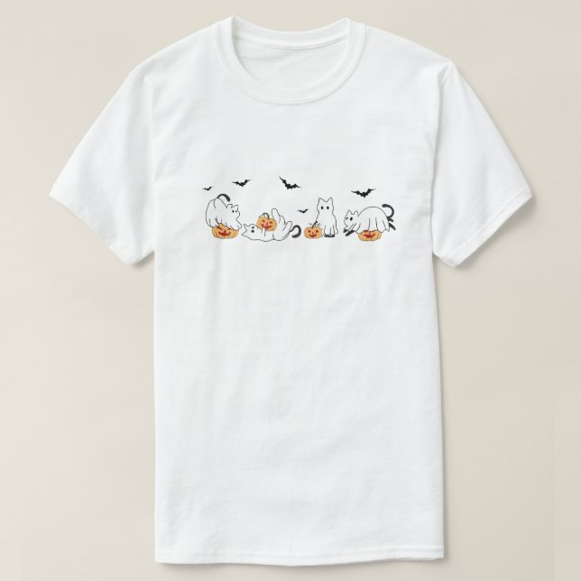 black cat  T-Shirt (Design Front)