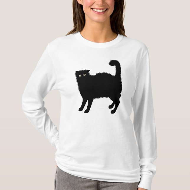 Black Cat T-Shirt (Front)
