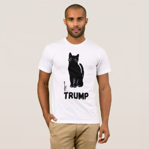 Black Cat t shirt trump