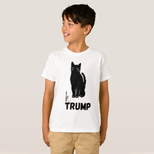 Black Cat t shirt trump