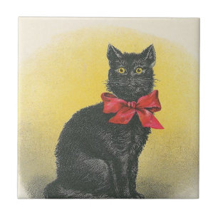 Black Cat Tile