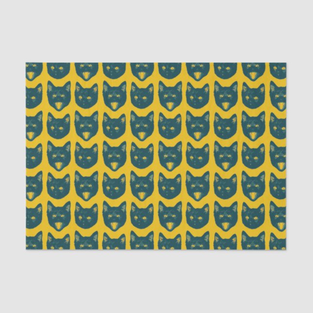 Black Cat Tissue Paper (Front)