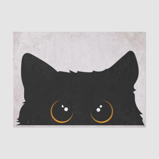 Black Cat Tissue Paper (Front)