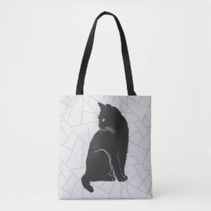 Black Cat Tote Bag