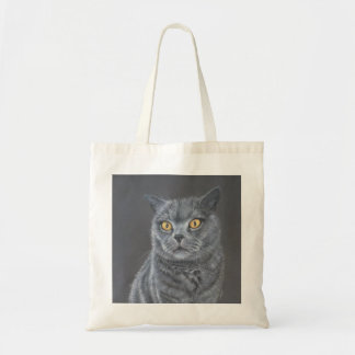 Black cat tote bag