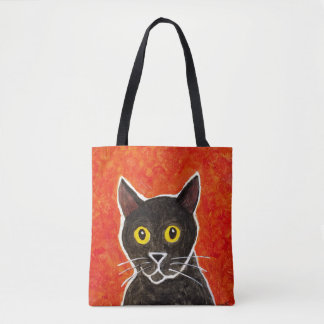 Black Cat Tote Bag