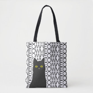 Black Cat Tote Bag