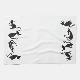 Black Cat Towel