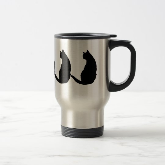 Black Cat Travel Mug
