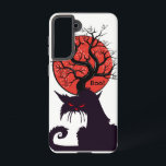 Black Cat Tree Samsung Galaxy Case – White<br><div class="desc">Add a touch of spooky charm to your phone with this Black Cat Tree Samsung Galaxy Case – White. Featuring a striking black cat silhouette perched near a dark, twisted tree, this design blends gothic elegance with minimalist style. The crisp white background makes the artwork pop, creating a clean yet...</div>