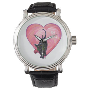 Black Cat Valentine's Day Watch