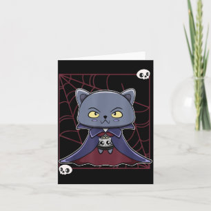 Black Cat Vampire Dracula And Monster Item For Card