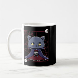 Black Cat Vampire Dracula And Monster Item For Coffee Mug