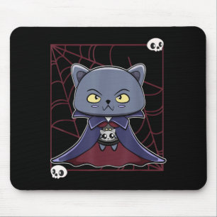 Black Cat Vampire Dracula And Monster Item For Mouse Mat