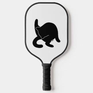Black Cat Versus Humans mp Pickleball Paddle