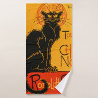 Black Cat Vintage Halloween Steinlen Poster