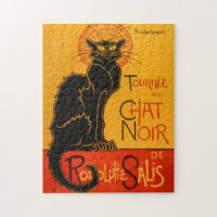 Black Cat Vintage Halloween Steinlen Poster