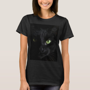 Black Cat w/Green Eyes T-Shirt