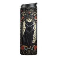 Black Cat William Morris Inspired
