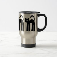 Black Cat Witch Familiar Pagan Mug Wiccan Cup