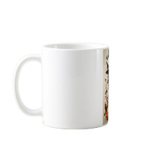 Black Cat Witch Halloween Mug 🎃 Cute Pumpkin Cat