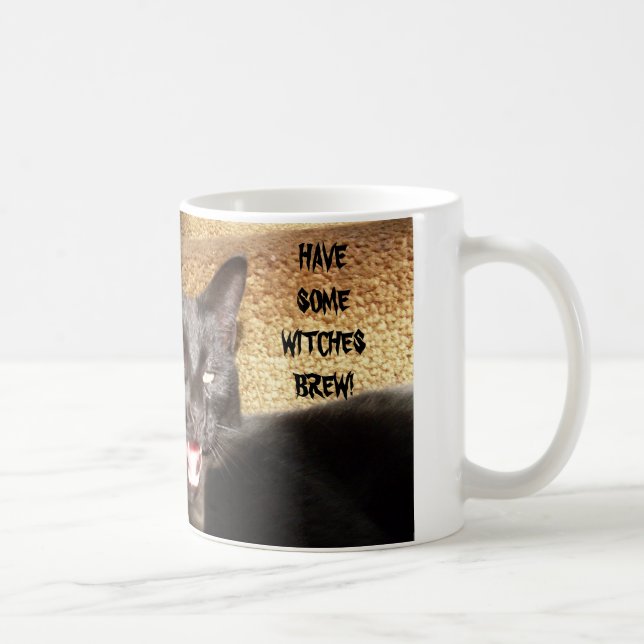 BLACK CAT WITCHES BREW mug (Right)
