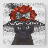 Black Cat with Fabulous Hat