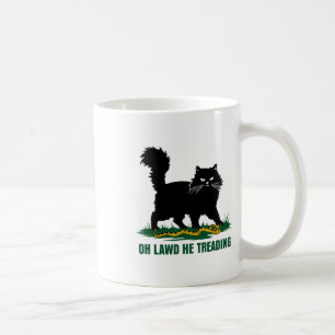 Black Cat With Snake Oh Lawd He Treading Nature An Coffee Mug