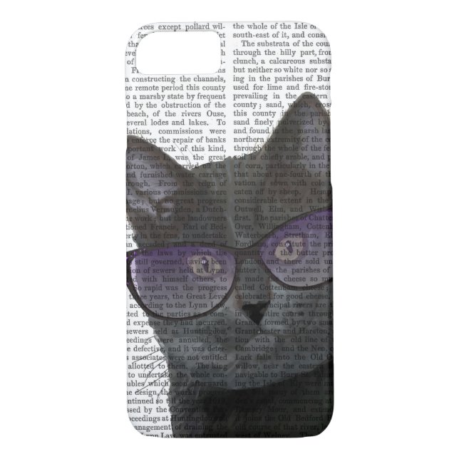 Black Cat with Sunglasses 2 Case-Mate iPhone Case (Back)