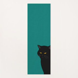 Black Cat Yoga Mat