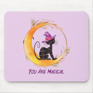Black Cat - You Are Magical Mouse Mat