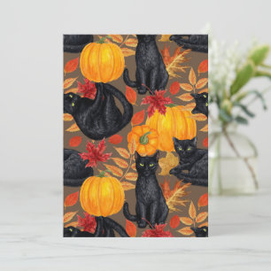 Black cats and pumpkins 2