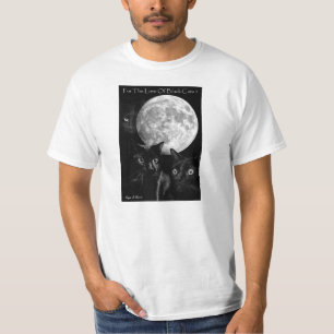 Black cats and the moon T-Shirt