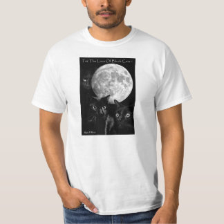 Black cats and the moon T-Shirt